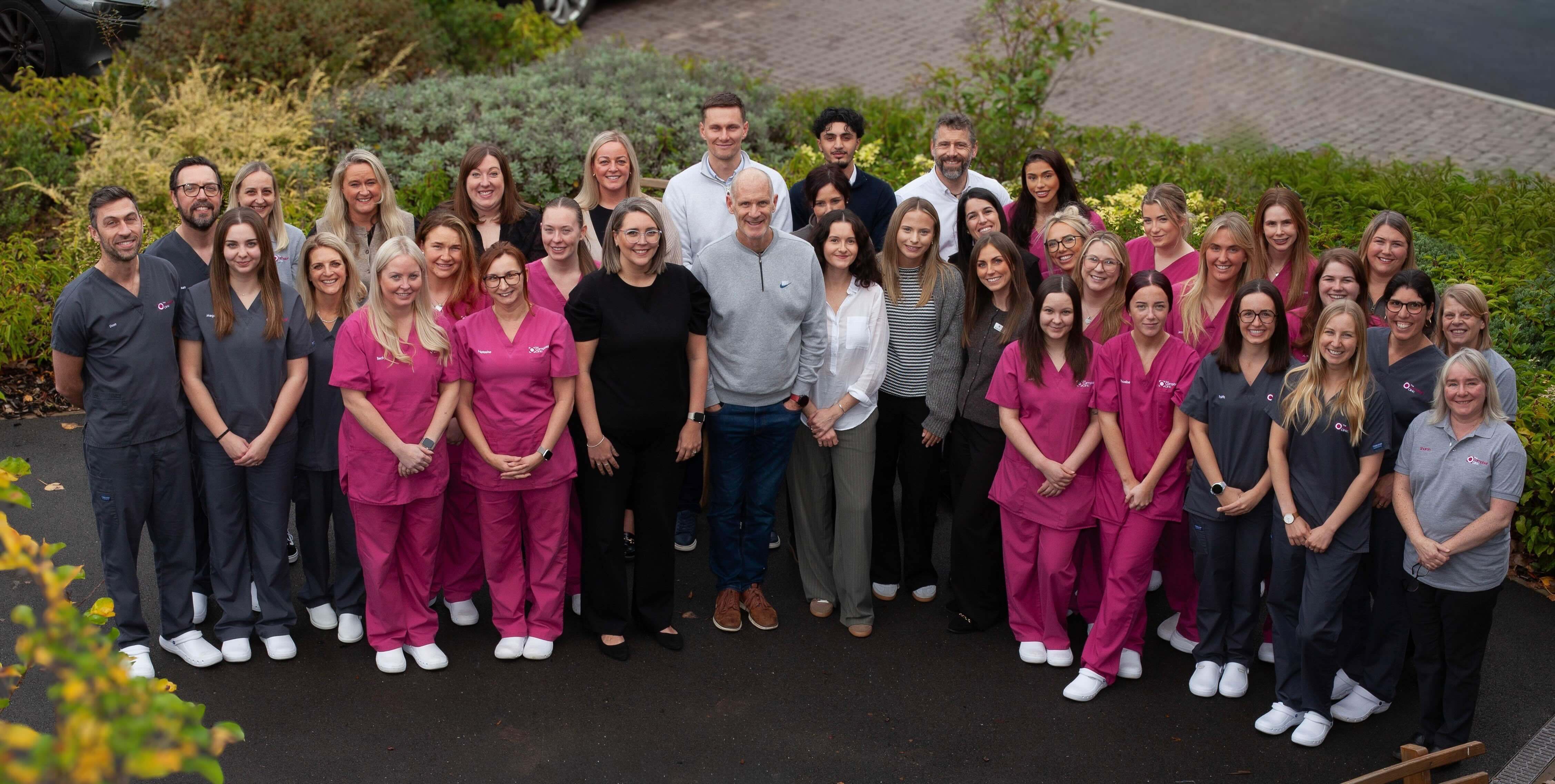 The wider Campbell team